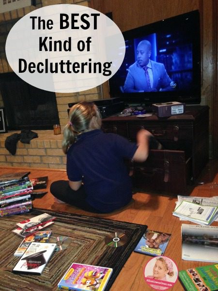 The VERY Best Kind of Decluttering at ASlobComesClean.com