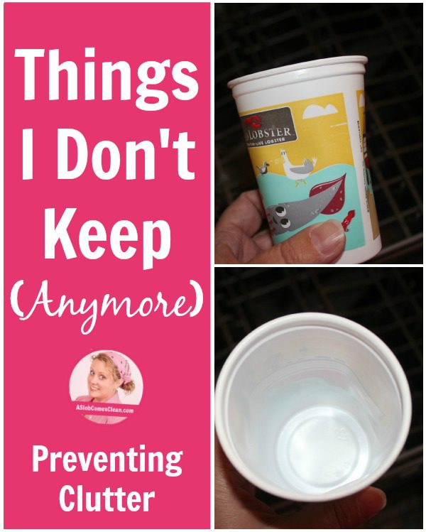 Things-I-Dont-Keep-Anymore-Preventing-Clutter pin at ASlobComesClean