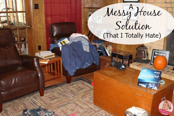 A Messy House Solution that I Totally Hate at ASlobComesClean.com