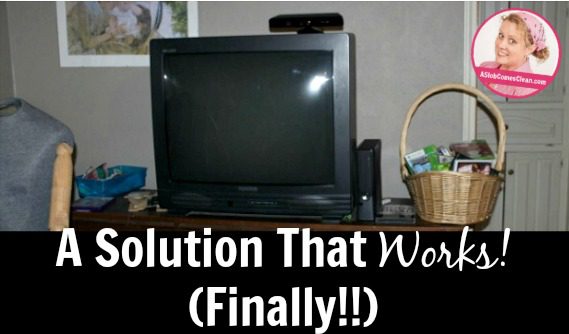 A Solution That Works! (Finally!!) title at ASlobComesClean.com