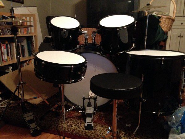 A new drum set. Yay. 