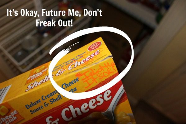 It's OK Future Me, Don't Freak Out! at ASlobComesClean.com