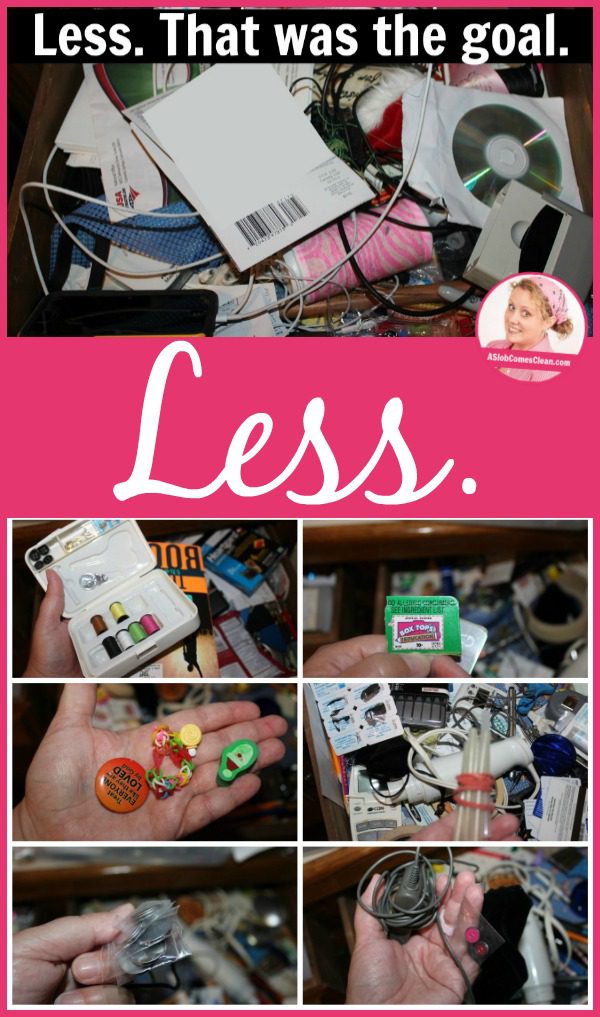 Less. pin at ASlobComesClean.com