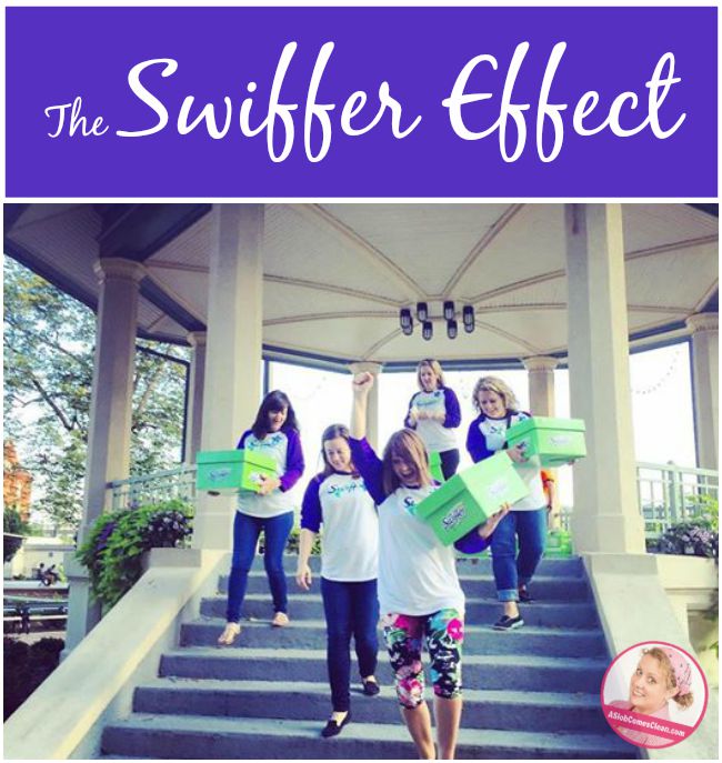 Loving the Swiffer Effect at ASlobComesClean.com