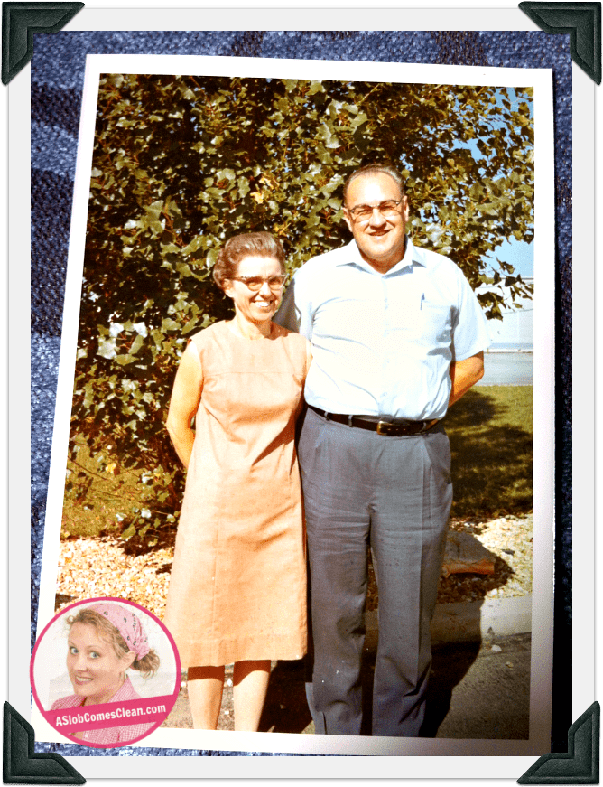 Grandma & Grampa at ASlobComesClean.com