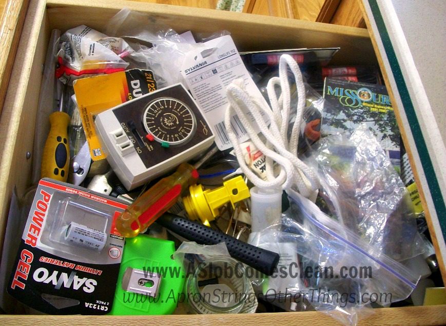 Junk Drawer Before - Guest Post