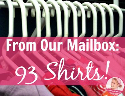 fb From Our Mailbox 93 Shirts! at ASlobComesClean.com