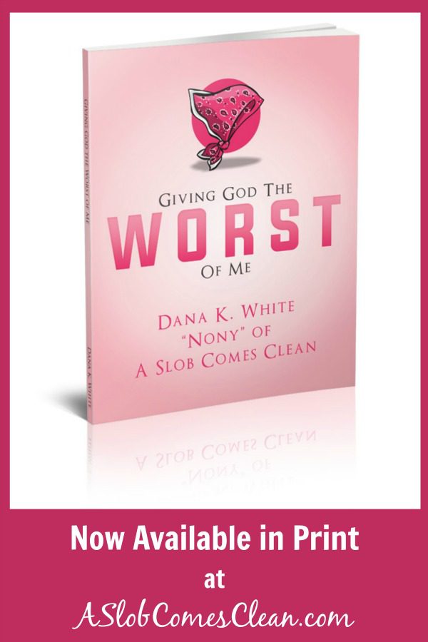 Giving God the Worst of Me is now available in print (but still free digitally) at ASlobComesClean.com