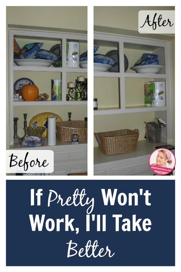 Sometimes, I have to stop fighting and accept that certain areas in my home are going to be used in certain ways. ASlobComesClean.com