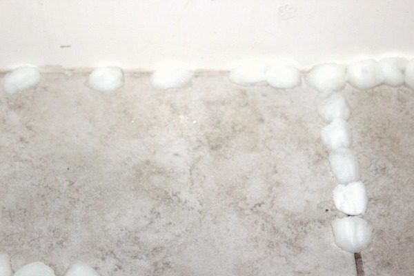 gross grout cotton balls at ASlobComesClean.com