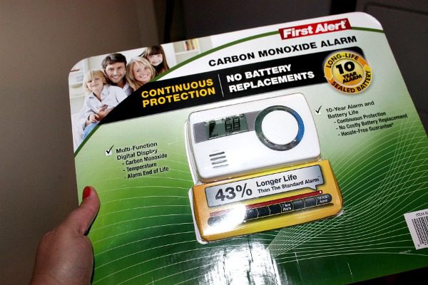 4 things carbon monoxide detector found in laundry room at ASlobComesClean.com