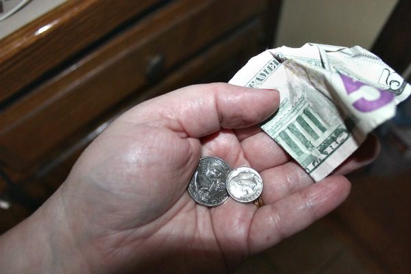 4 things money found in laundry room at ASlobComesClean.com