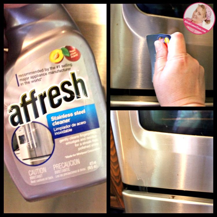 Removing Rust Stains on My Stainless Steel Appliances at ASlobComesClean.com