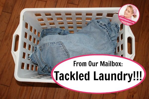 From Our Mailbox Tackled Laundry!!! at ASlobComesClean.com