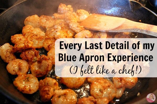 Every Last Detail of my Blue Apron Experience (I felt like a chef!) at ASlobComesClean.com fb
