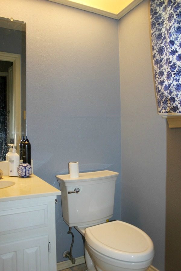 paint the bathroom AFTER at ASlobComesClean.com