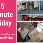 Another Five Minutes of Decluttering in My Pantry #5MinuteFriday at ASlobComesClean.com title