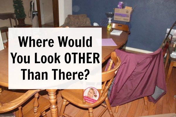 Where Would You Look OTHER Than There My first decluttering questions at ASlobComesClean.com