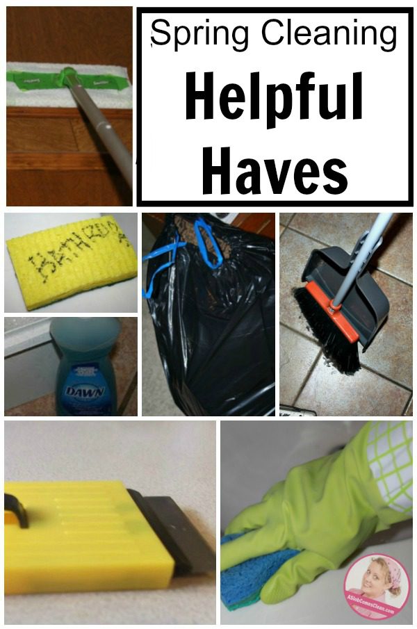 Spring Cleaning Helpful Haves 1 at ASlobComesClean.com