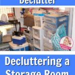 Helping a Friend Declutter a Storage Room with Decluttering Video at ASlobComesClean.com
