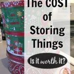 the cost of storing things is it worth it at ASlobComesClean.com