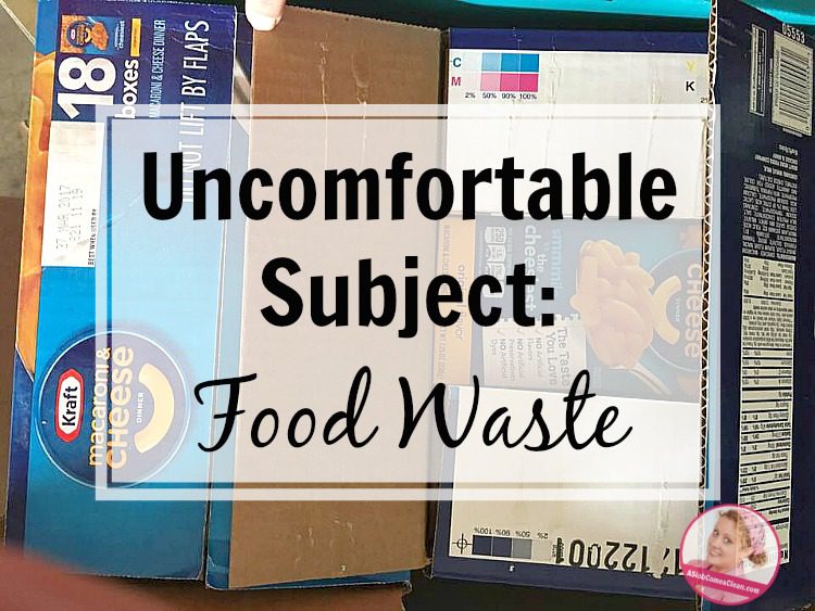 expired food wasted uncomfortable subject at ASlobComesClean.com