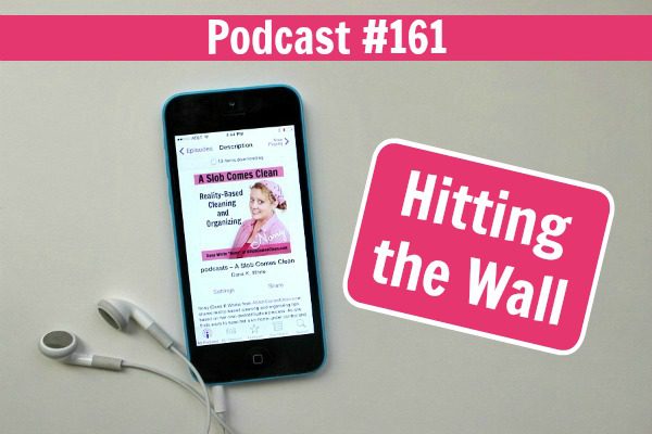 Podcast 161 Hitting the Wall at ASlobComesClean.com