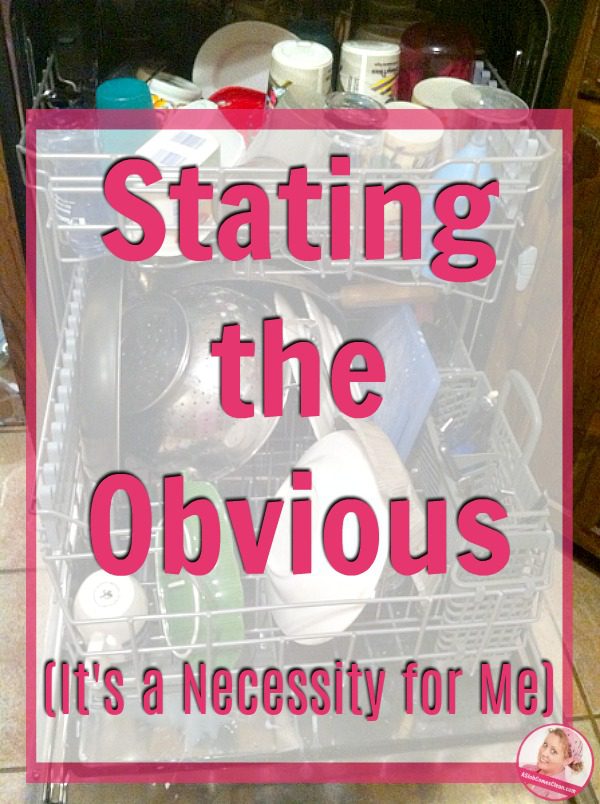 Stating the Obvious Do The Dishes Daily Tasks at ASlobComesClean.com