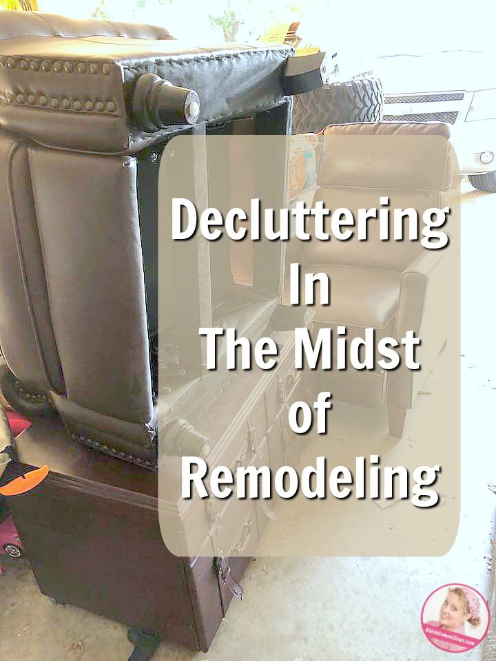 How Can I Declutter in The Midst of Remodeling at ASlobComesClean.com
