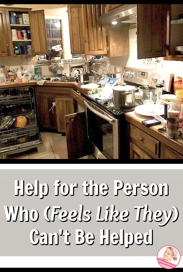 Help for the Person Who (Feels Like They) Can't Be Helped at ASlobComesClean.com dealing with clutter