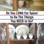 Make Space for What You Need to Do declutter organize at ASlobComesClean.com