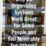 Why Do Organizing Systems Work Great for Some People and Fail Miserably For Others ar ASlobComesClean.com pin