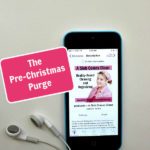 podcast 233 pre-christmas purge declutter at aslobcomesclean.com