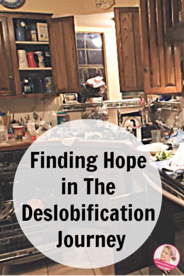 Finding Hope in The Deslobification Journey Decluttering at ASlobComesClean.com