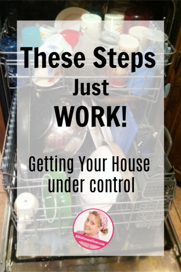 Simple Steps that Work to Get Your House Under Control at ASlobComesClean.com