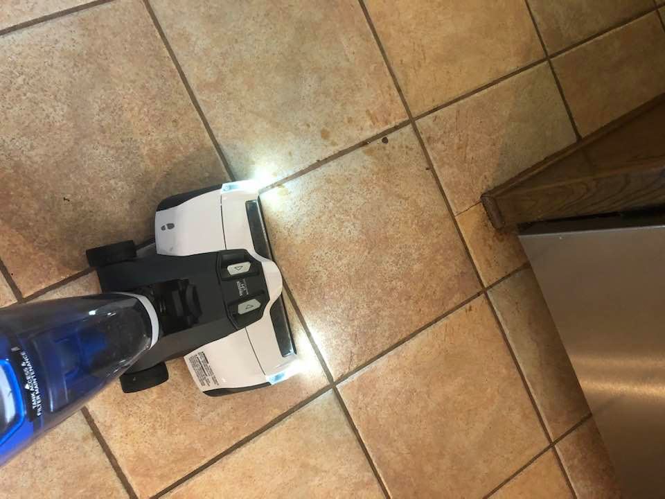 one swipe of the hoover over spilled coffee