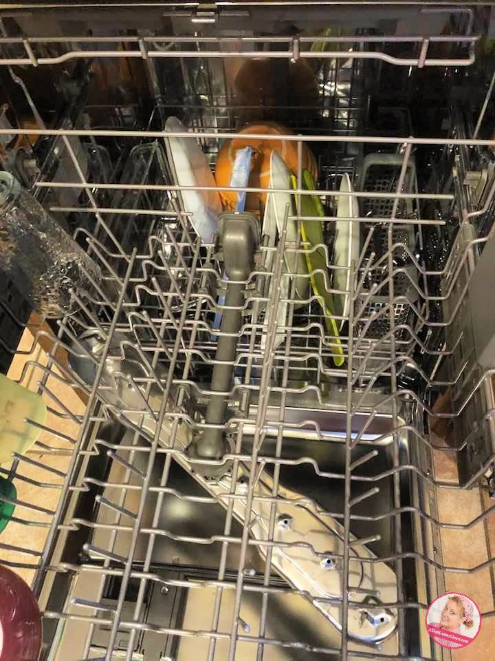 12 minutes in the morning awkward pauses half empty dishwasher at ASlobComesClean.com