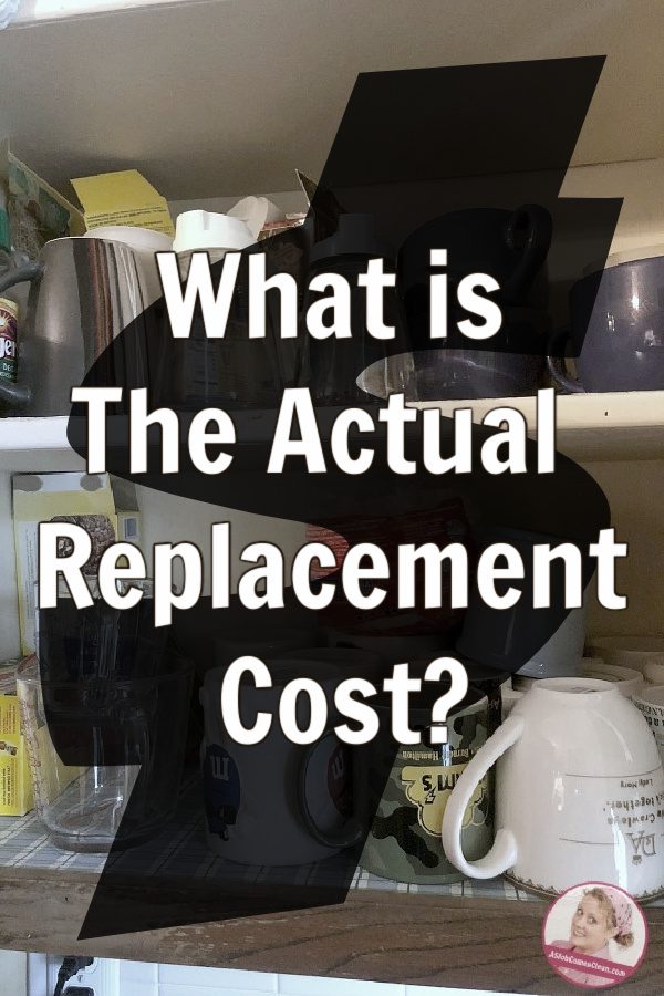 replacement cost of decluttered items at aslobcomesclean.com