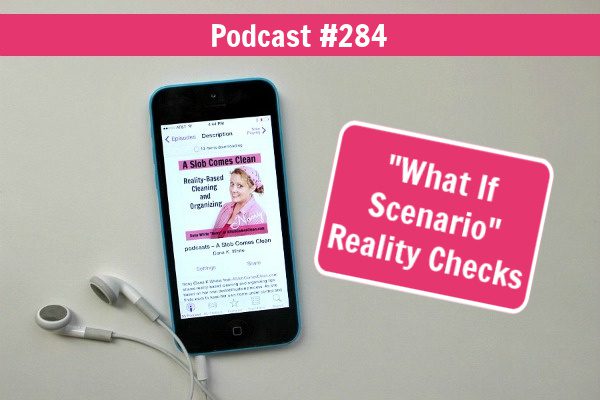 what if scenario reality check podcast 284 title b at aslobcomesclean.com