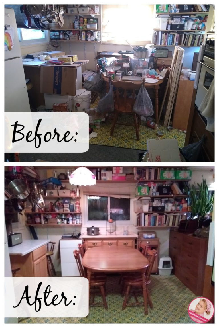 declutter before and after pics