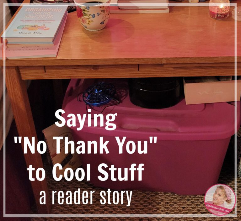Blog - Dana K. White: A Slob Comes Clean