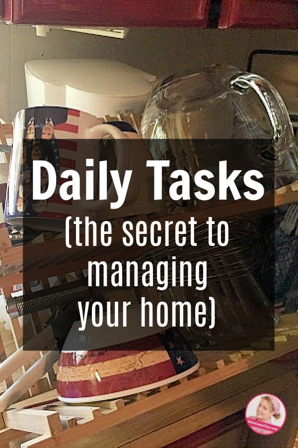 daily tasks and 5 step method decluttering secret to managing your home reader story at ASlobComesClean.com